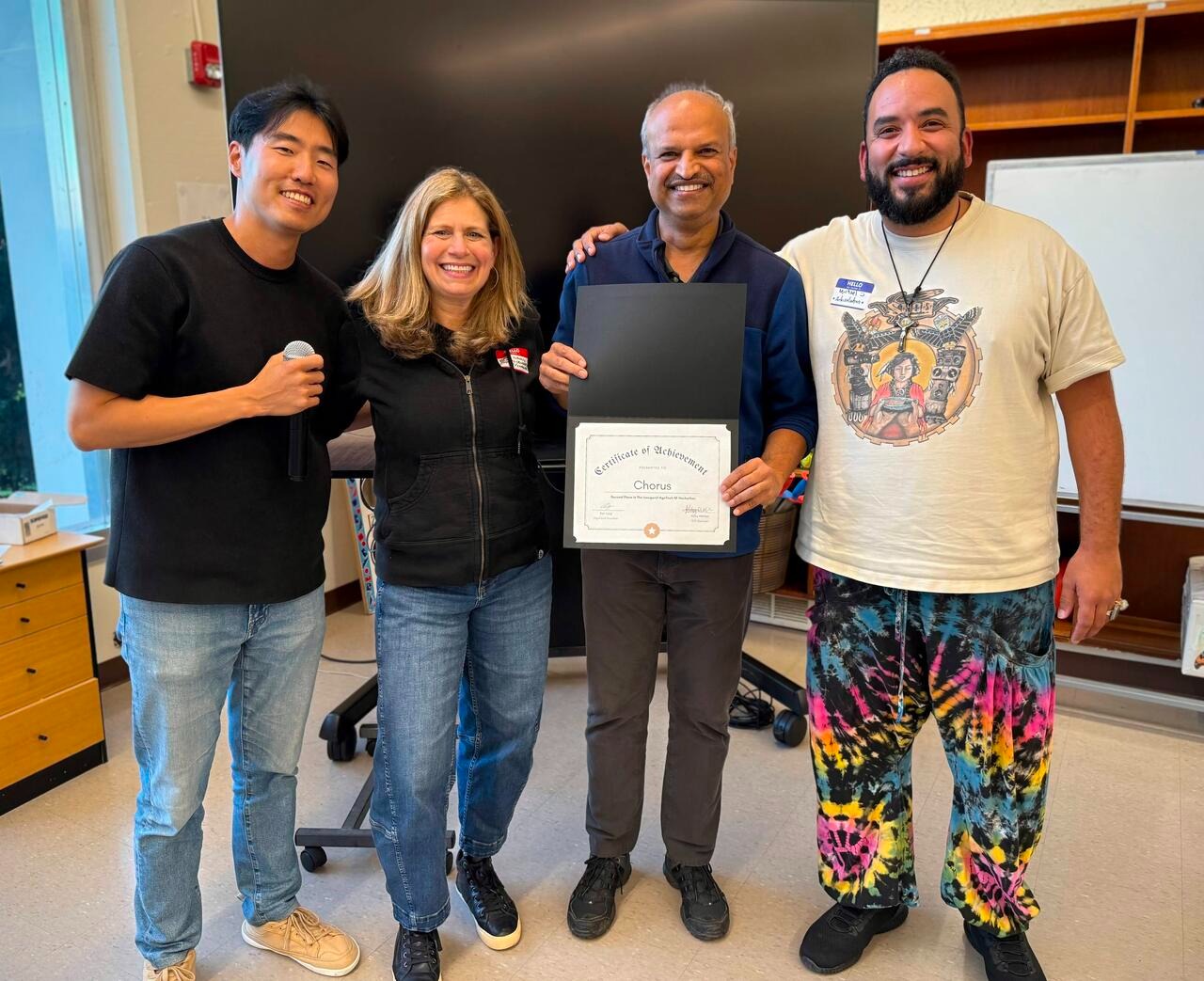 Chorus team — Age Tech Hackathon winners